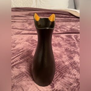 Black Cat vase